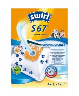 Swirl S 67 NeutralizAir Dust bag Cylinder vacuum