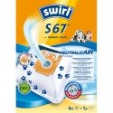 Swirl S 67 NeutralizAir Pölypussi Sylinteripölynimuri Swirl S 67 NeutralizAir Pölypussi Sylinteripölynimuri