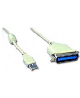 Gembird 1.8m USB Printer Cable paralleelkaabel Valge 1,8 m