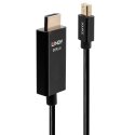 Lindy 40922 videokaabliadapter 2 m Mini DisplayPort HDMI tüüp A (Standard) Must Lindy 40922 videokaabliadapter 2 m Mini DisplayPort HDMI tüüp A (Standard) Must