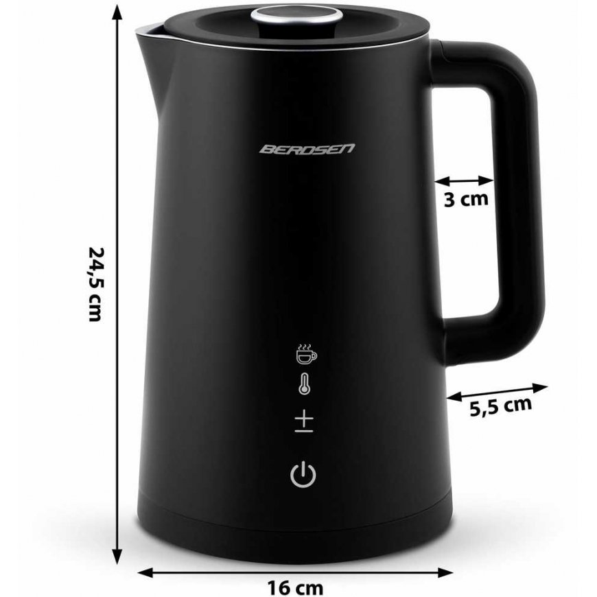 Elektrinis virdulys 1,7l Berdsen BD-709 juoda – 5
