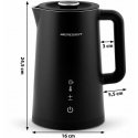 Elektrinis virdulys 1,7l Berdsen BD-709 juoda