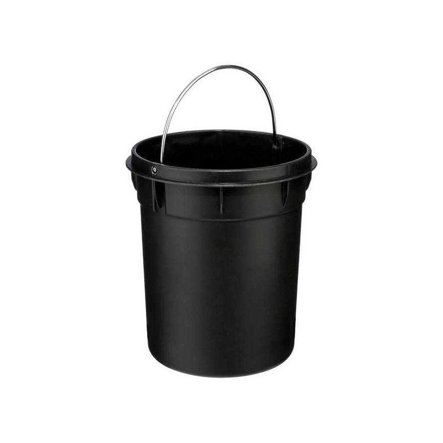5five Simply Smart Bathroom basket, waste container, capacity 3 l, open lid, brown – 2