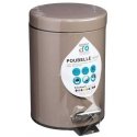 5five Simply Smart Bathroom basket, waste container, capacity 3 l, open lid, brown 5five Simply Smart Bathroom basket, waste container, capacity 3 l, open lid, brown
