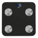 JATA HBAS1155 Rectangle Black Electronic personal scale JATA HBAS1155 Rectangle Black Electronic personal scale