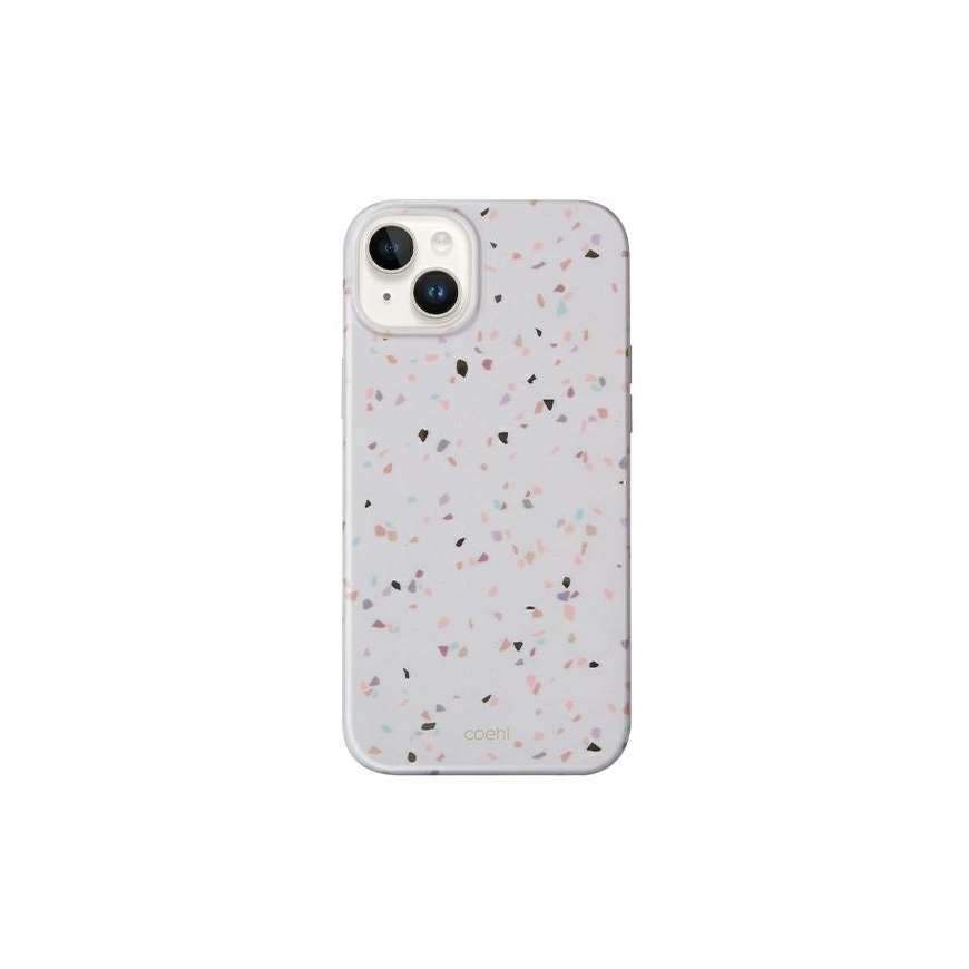 UNIQ Coehl Terrazzo Case for Apple iPhone 14 6.1" sandstone