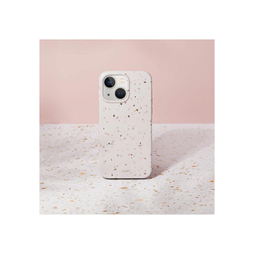 UNIQ Coehl Terrazzo Case for Apple iPhone 14 6.1" sandstone – 2