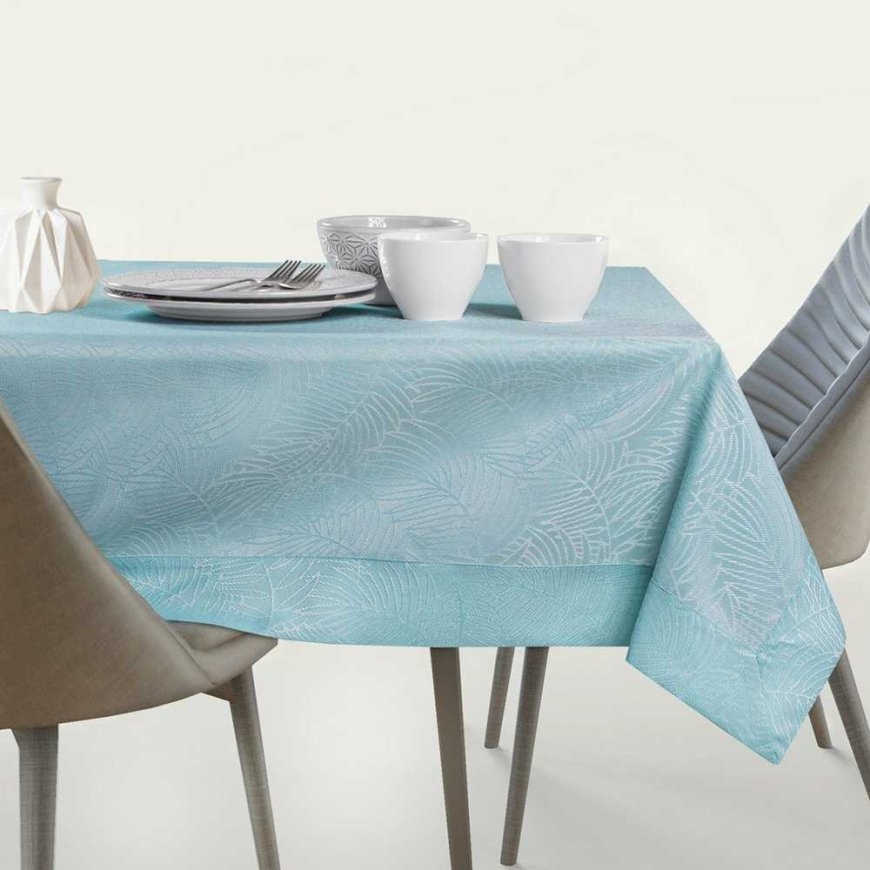 AmeliaHome Tablecloth AH GAIA HMD RETROBLUE R100x100 – 4