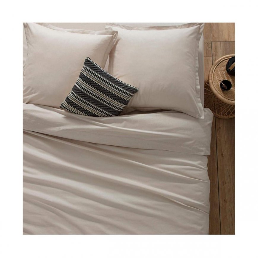 Atmosphera Duvet cover, 240 x 220 cm, cotton, beige