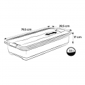 Keeeper Transportavimo dėžė Eckhart 79,5x39,5x17cm 33L grafito spalvos Keeeper Transportavimo dėžė Eckhart 79,5x39,5x17cm 33L grafito spalvos