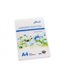Aveli Laminating foil-pockets A4/160mic (2x80), glossy