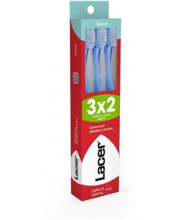 Lacer SOFT TOOTHBRUSH pack of 3 units