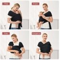 MOMCOZY BABY CARRIER, BLACK MOMCOZY BABY CARRIER, BLACK