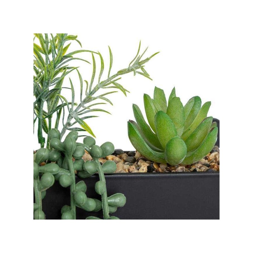 Atmosphera Artificial potted plants in a metal pot, 41 cm – 3
