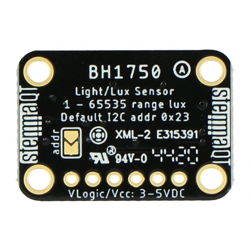 Šviesos intensyvumo jutiklis BH1750, STEMMA QT / Qwiic, Adafruit 4681 – 3
