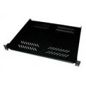 XtendLan 19" rack with perforation 1U/400mm, load capacity 25kg, black XtendLan 19" rack with perforation 1U/400mm, load capacity 25kg, black