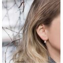 Beneto Gold-plated earrings with clear zircons AGUC2228-GOLD Beneto Gold-plated earrings with clear zircons AGUC2228-GOLD