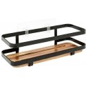 5five Simply Smart BLACKACIA shower shelf without drilling, 25.5 x 10 x 8 cm 5five Simply Smart BLACKACIA shower shelf without drilling, 25.5 x 10 x 8 cm