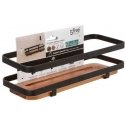 5five Simply Smart BLACKACIA shower shelf without drilling, 25.5 x 10 x 8 cm 5five Simply Smart BLACKACIA shower shelf without drilling, 25.5 x 10 x 8 cm