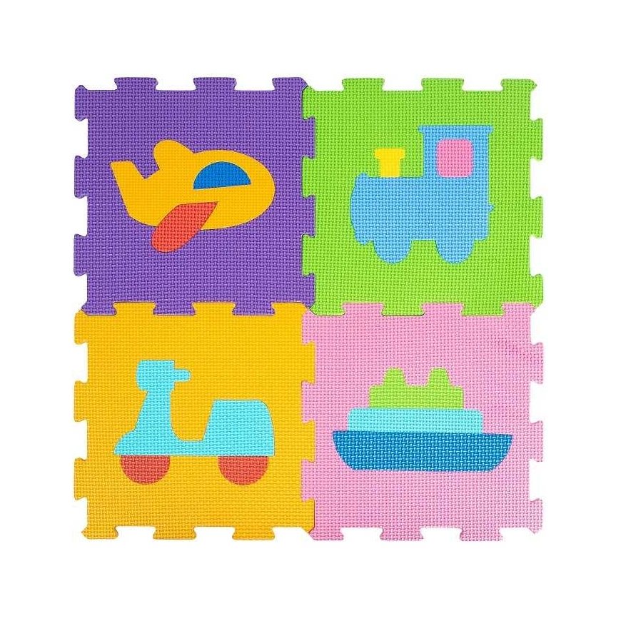 Anek Foam puzzle mat Vehicles 29x29 9 pcs. SMILY PLAY SP84356 – 4