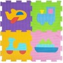 Anek Foam puzzle mat Vehicles 29x29 9 pcs. SMILY PLAY SP84356