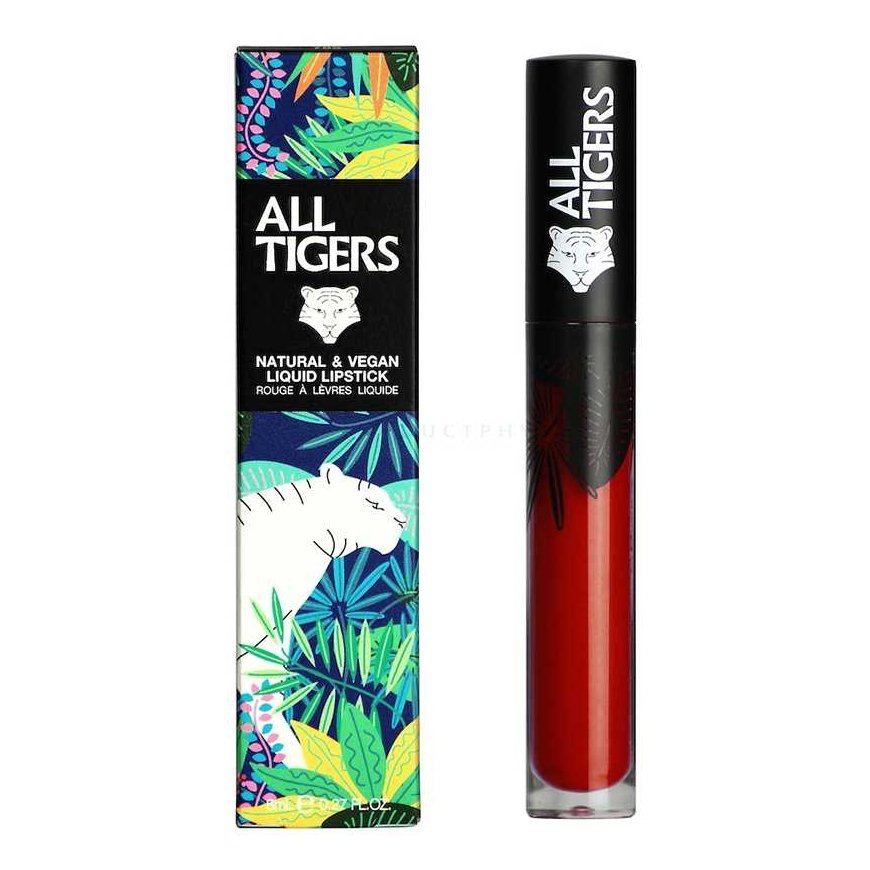 All Tigers Natural & Vegan Liquid Lipstick 887 Live Fearless 8 ml Lipstick – 2