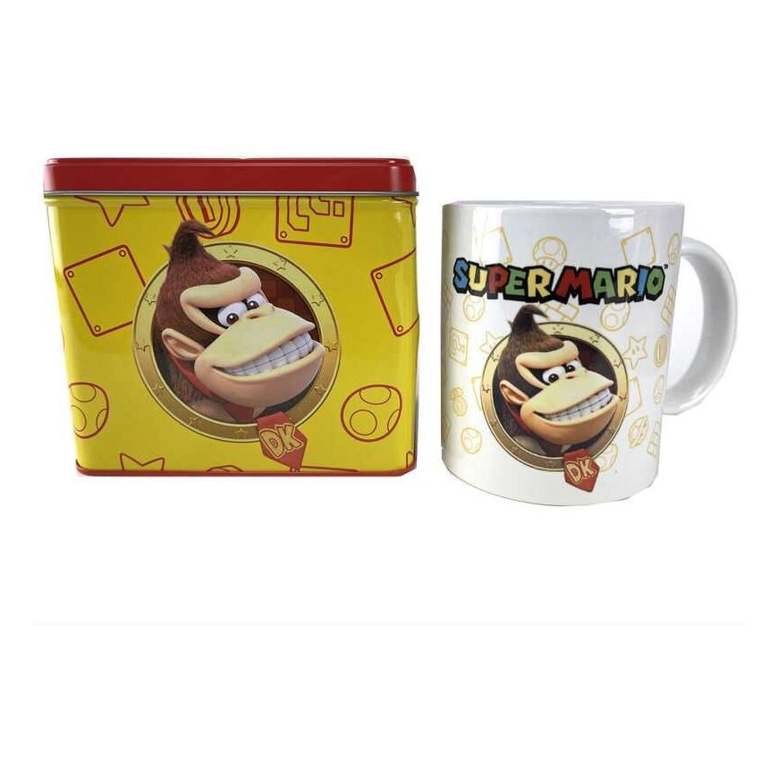 Nintendo Super Mario Bros Donkey Kong -muki + rahalaatikkosetti