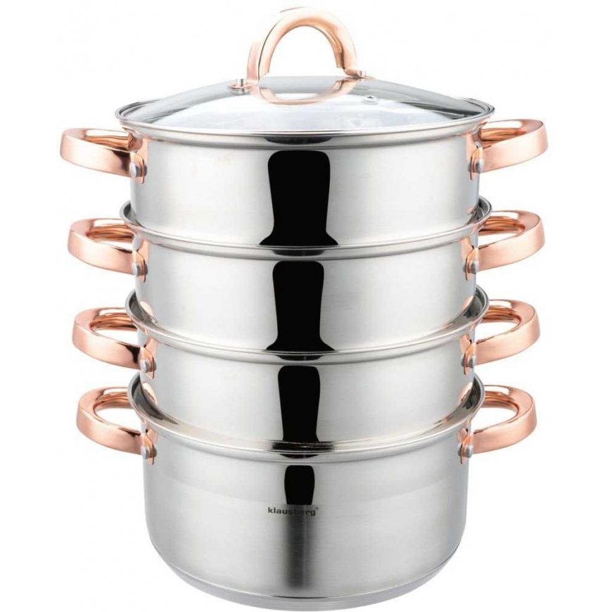 Steamer Pot Set FOR STEAM COOKING 22CM 5 EL. KLAUSBERG KB-7733 – 2