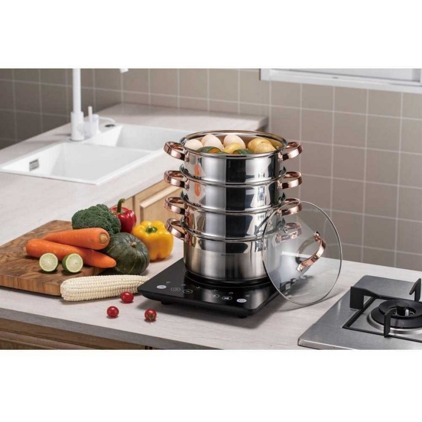 Steamer Pot Set FOR STEAM COOKING 22CM 5 EL. KLAUSBERG KB-7733 – 3