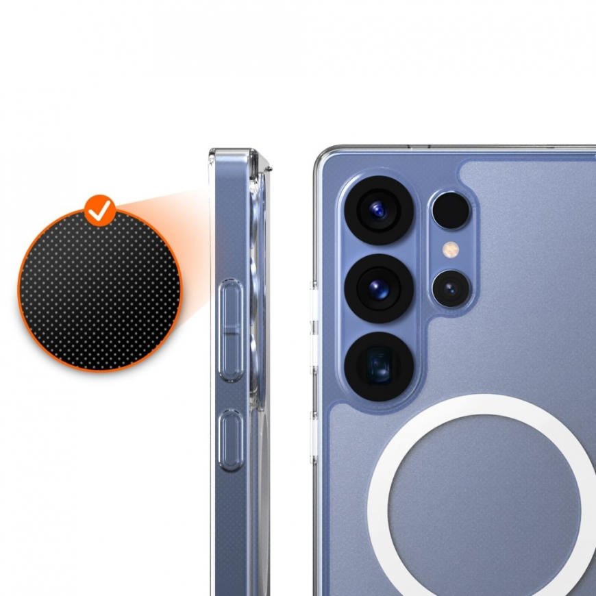 Dėklas Araree Duple M do Samsung Galaxy S25 Ultra przeźroczysty matt – 5
