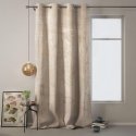 Night curtain with rings AmeliaHome VELVET 140X270 cm, 1 pc., color: cream