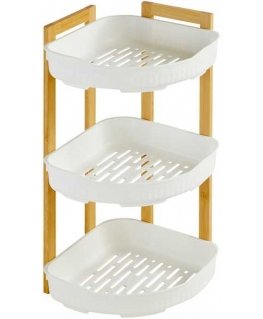 5five Simply Smart Corner shower organizer NATUREO, 29 x 22 x 45 cm