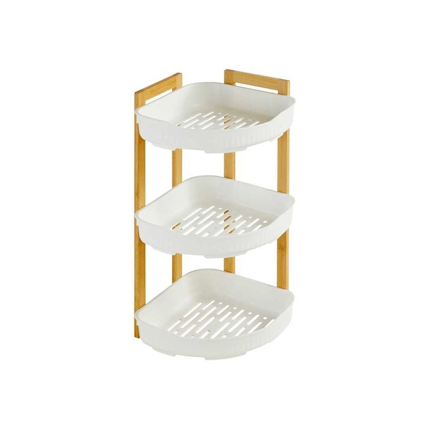 5five Simply Smart Corner shower organizer NATUREO, 29 x 22 x 45 cm