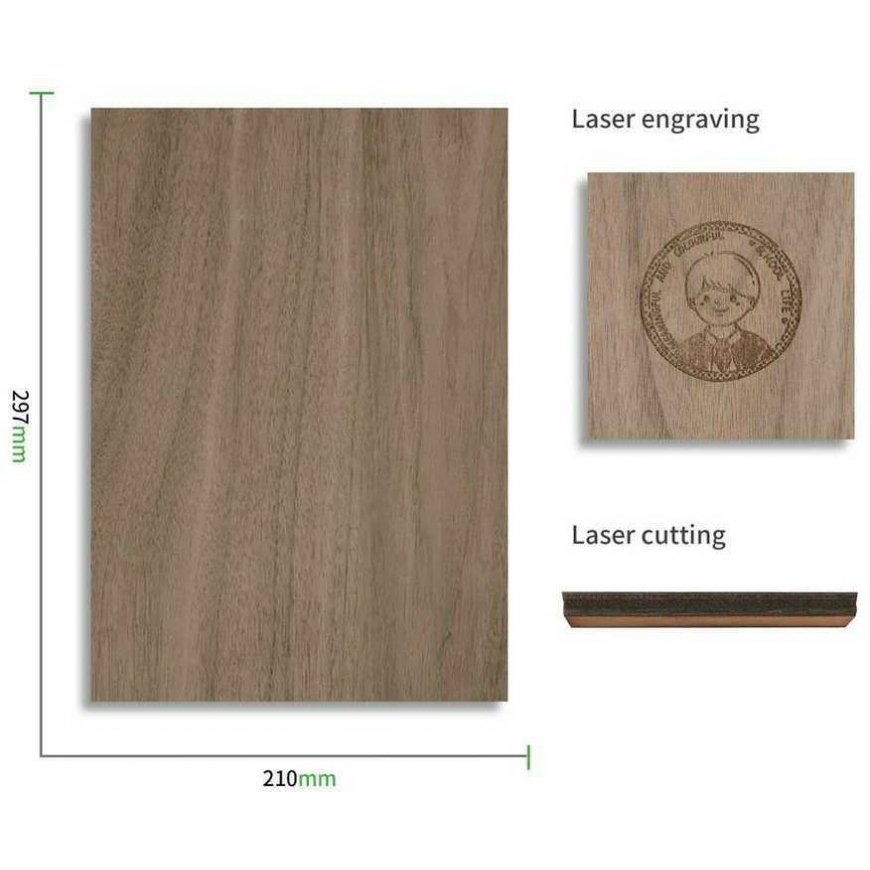 xTool 3mm walnut plywood 6pcs – 2