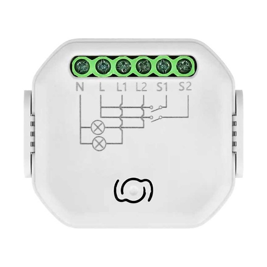 Orno Tuya Smart Wi-Fi+BLE 2-channel wall