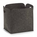 Zeller Present 14369 storage box Storage basket Rectangular Felt Anthracite Zeller Present 14369 storage box Storage basket Rectangular Felt Anthracite