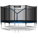 12 ft / 374 cm garden trampoline with external net and Neo-Sport ladder
