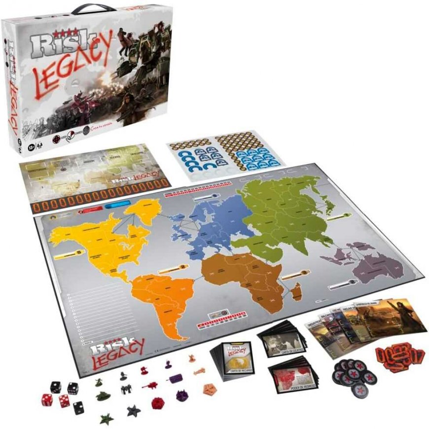 Hasbro espanjalainen Risk Legacy -lautapeli – 4