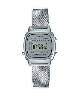 Casio LA670WEM-7EF kell Käekell Mõlemale soole sobiv Elektrooniline Hõbe