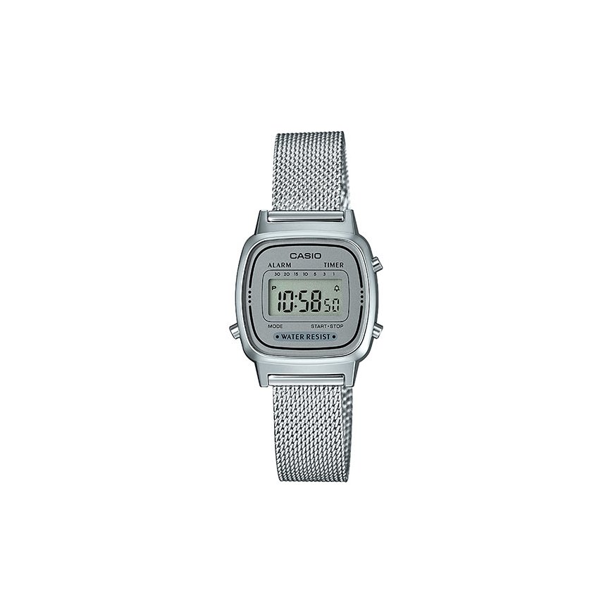 Casio LA670WEM-7EF kell Käekell Mõlemale soole sobiv Elektrooniline Hõbe