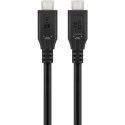 Goobay 74727 USB kabelis USB 3.2 Gen 1 (3.1 Gen 1) 1,5 m USB C Juoda Goobay 74727 USB kabelis USB 3.2 Gen 1 (3.1 Gen 1) 1,5 m USB C Juoda