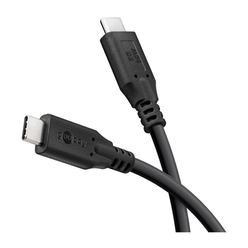 Goobay 74727 USB cable USB 3.2 Gen 1 (3.1 Gen 1) 1.5 m USB C Black – 5