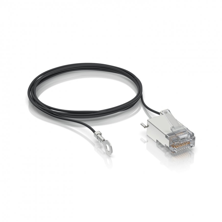 Ubiquiti UISP-CONNECTOR-GND tinklo kabelis Juoda 1 m