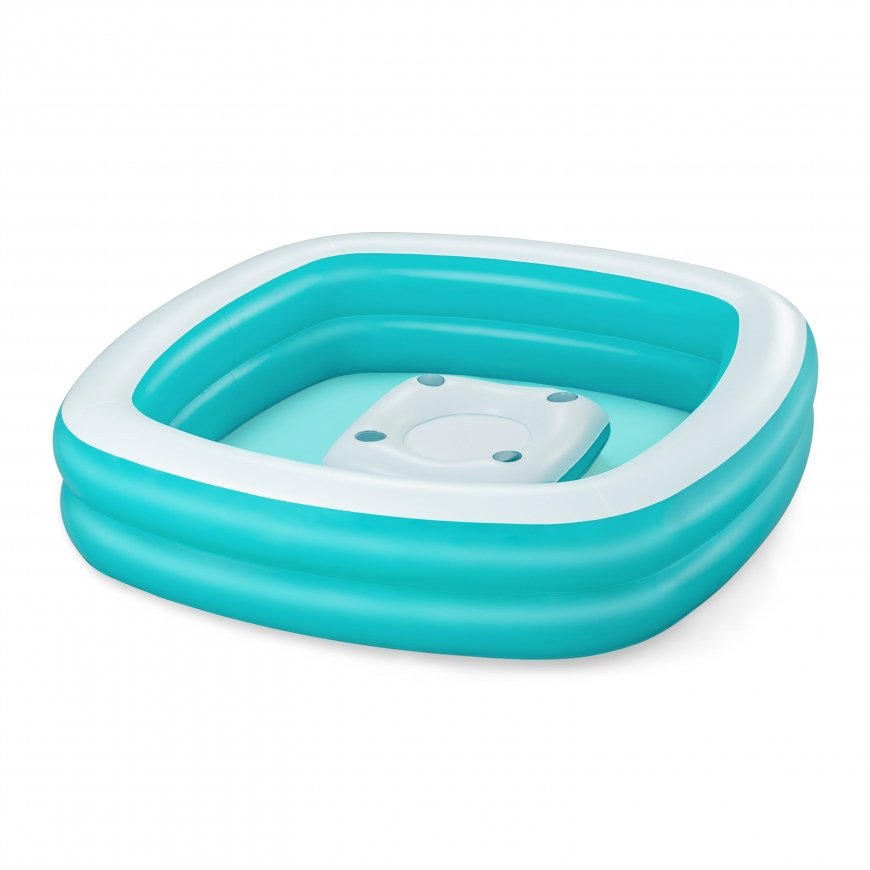 Bestway 54446 virszemes baseins Piepūšams baseins Kvadrāts Zils, Balts – 2