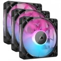 Corsair iCUE LINK RX120 RGB Arvuti korpus Ventilaator 12 cm Must 3 tk Corsair iCUE LINK RX120 RGB Arvuti korpus Ventilaator 12 cm Must 3 tk