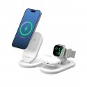 Alogic PackAway 3-in-1 Qi2 Wireless Charging Stand White Alogic PackAway 3-in-1 Qi2 Wireless Charging Stand White