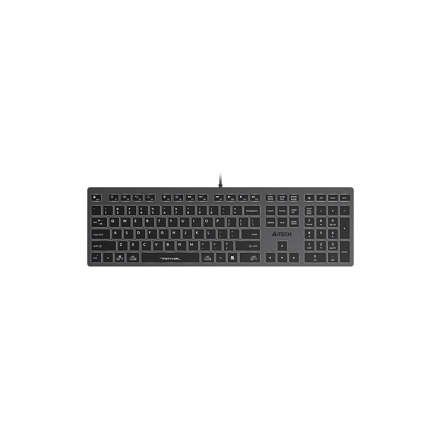 A4Tech Fstyler FX60 näppäimistö Koti /Toimisto USB Harmaa