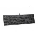 A4Tech Fstyler FX60 näppäimistö Koti /Toimisto USB Harmaa