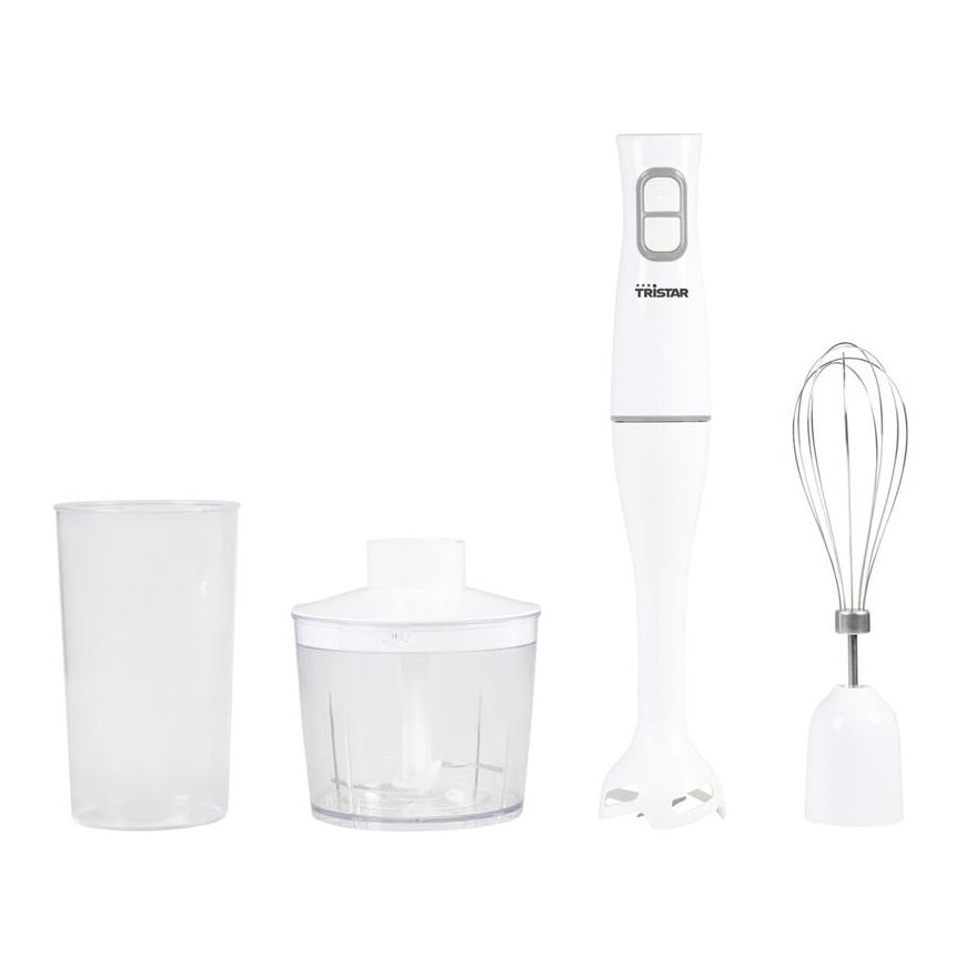 Tristar MX-4851 tehosekoitin 0,7 L Upotettava sekoitin 350 W Valkoinen