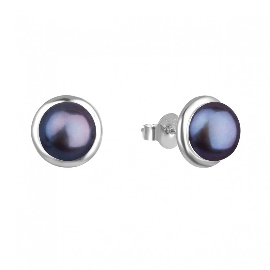 Brilio Silver Brilio Silver Charming silver stud earrings with real pearls EA585/6/7/8W – 2
